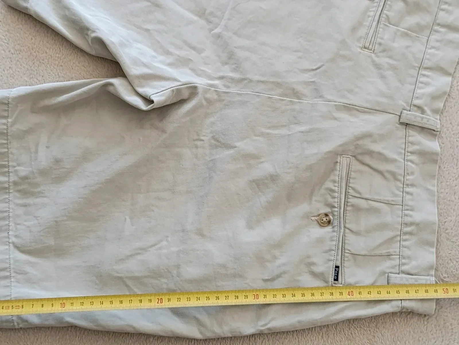 Pantalón Chin Polo Ralph Lauren Classic Fit 9” beige Talla 32 – photo 19